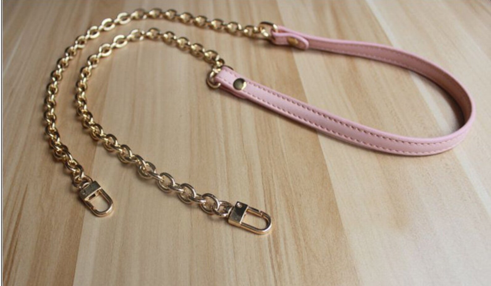 1 piece of Pink PU Leather Strap Shoulder Bag Chain Crossbody Etsy