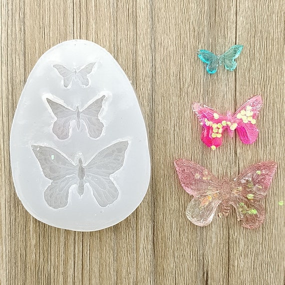 Butterfly Silicone Mold Resin Silicone Mould Jewelry Making Epoxy Resin  Molds Jewelry Earring Resin Mold (DJ_M_259)