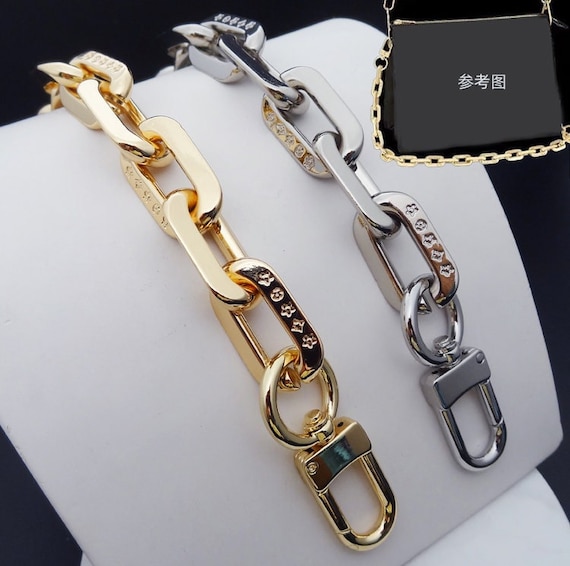 2 Catene Per Borse In Metallo - Tracolla 120cm Argento/Oro - Ricambio Elegante - Foto 4