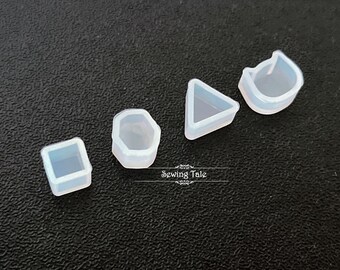 2 pieces Gem Silicone Mold Resin Silicone Mould Jewelry Making Epoxy Resin Molds Jewelry Earring Resin Mold (DJ_M_001)