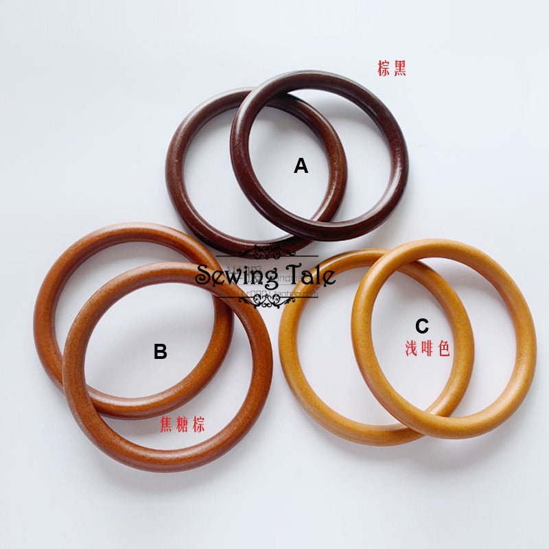 Wooden Round Purse Handles Etsy Canada