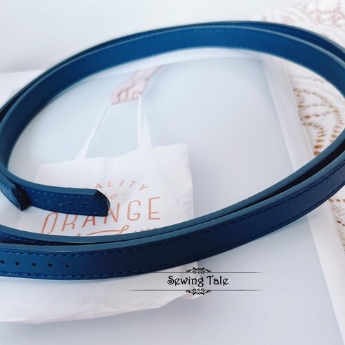 Real Leather Handbag Strap Handles – Adjustable, Black, Sold In Pair, Unbranded - View #2