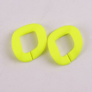 50pcs Acrylic Chain Links Open Link Size 40x34mm Plastic Chain Links Chunky Chain Links Twist Links Oval Links (ZKPJ172_10)