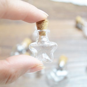 2 Pieces Clear Glass Ball Bottles Pendant Charms Vials Wish Bottles Clear Glass Globe  DIY Pendant Charm Supplies  (BLP052)