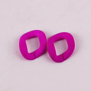 50pcs Acrylic Chain Links Open Link Size 40x34mm Plastic Chain Links Chunky Chain Links Twist Links Oval Links (ZKPJ172_8)