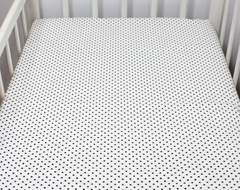white cot bed sheets