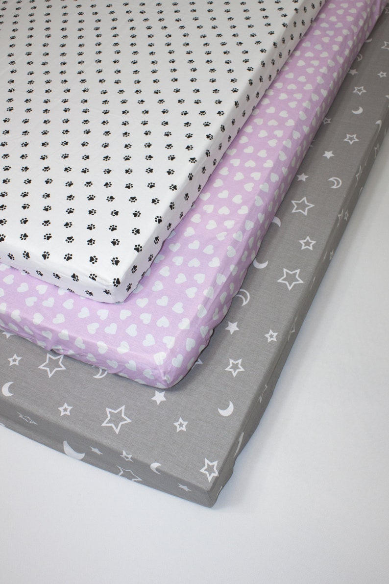 White Crib Sheet With Puppy Legs Fitted Crib Sheet Dog Paws Etsy
