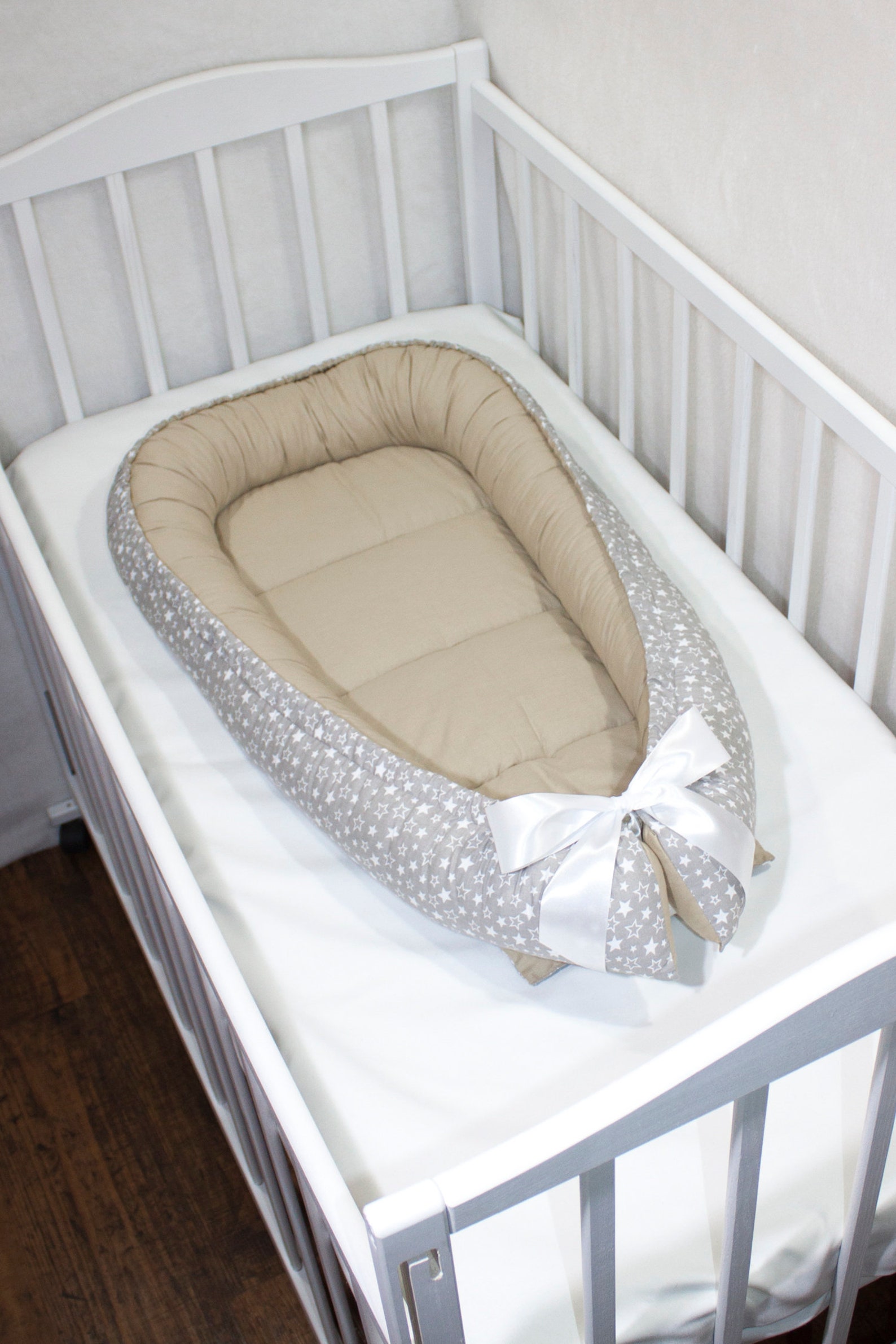Double sided baby bed galaxy Baby nest bed starfall Baby Etsy