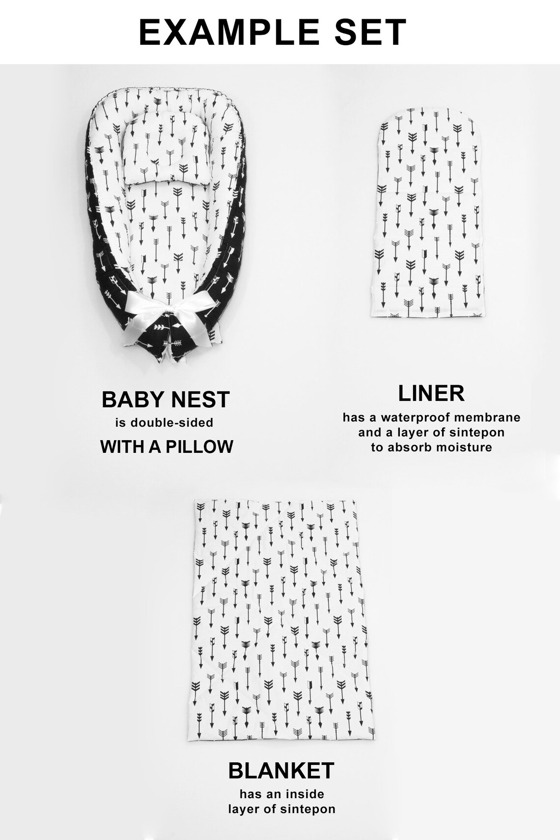 Double Sided Baby Bed Galaxy Baby Nest Bed Starfall Baby Etsy