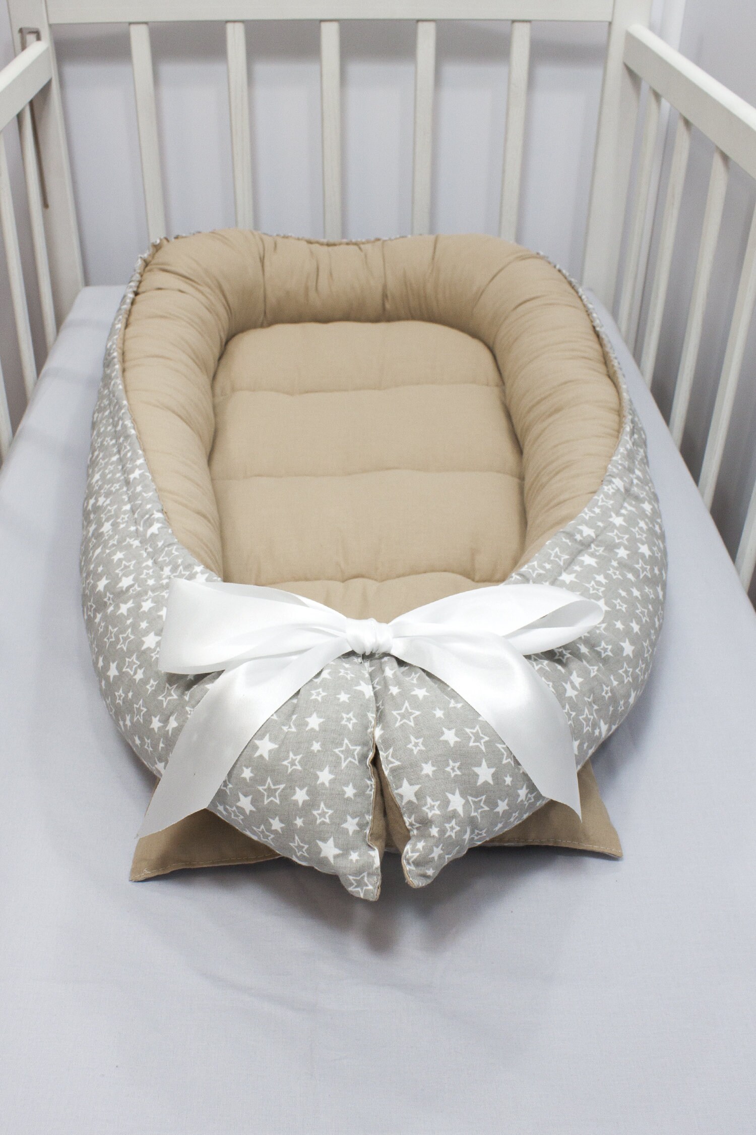 Double Sided Baby Bed Galaxy Baby Nest Bed Starfall Baby Etsy
