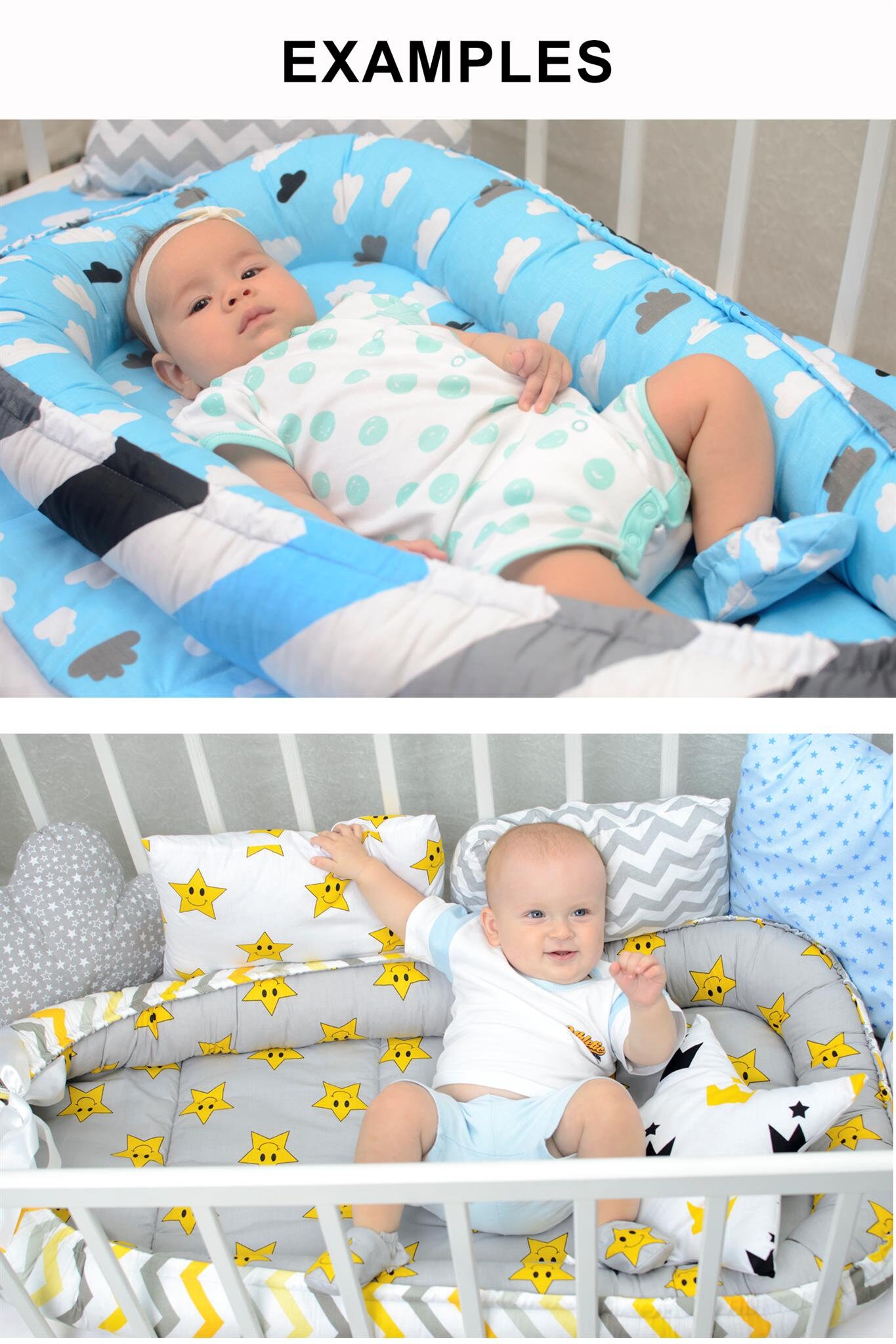 Double Sided Baby Bed Galaxy Baby Nest Bed Starfall Baby Etsy