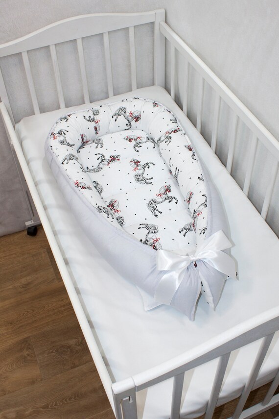 gray baby bassinet