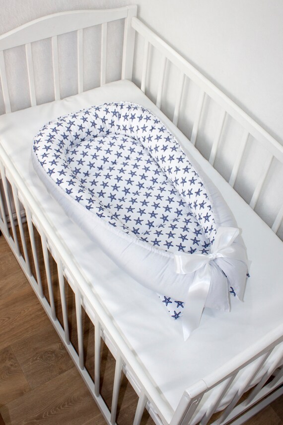 blue baby cot