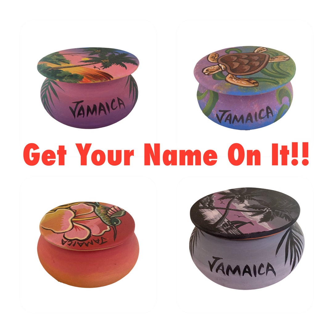 Personalized Jamaican Handmade Storage Trinket Dish With Etsy