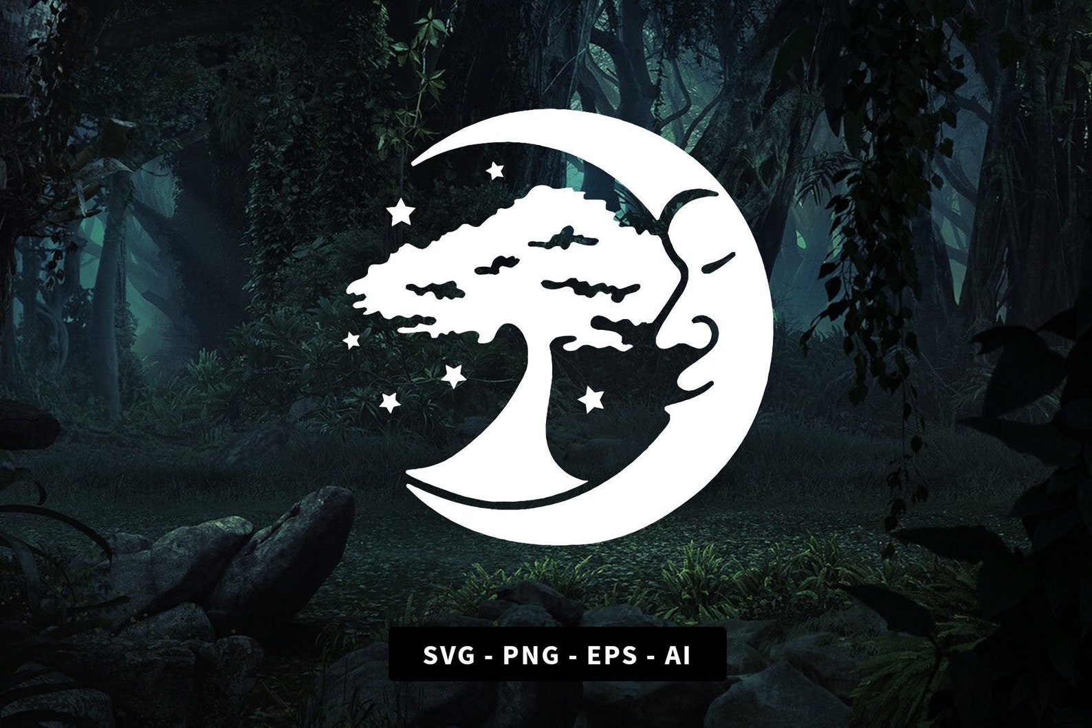 Dreaming Tree SVG & PNG Files Merch Ready Designs Tshirt Etsy