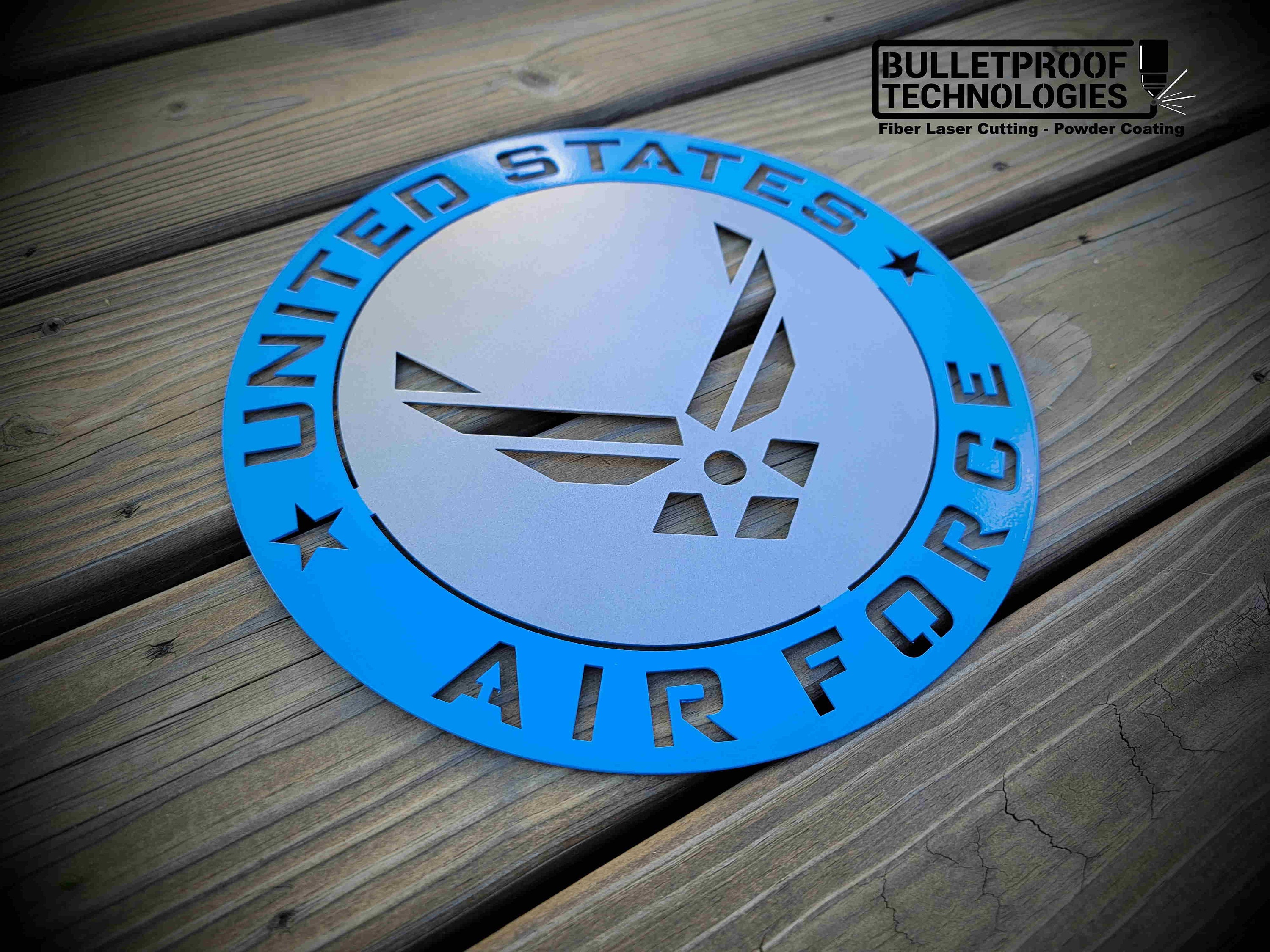Veteran U.S. Air Force Chrome License Plate Frame For Motorcycles & Cars – Show Your Pride!