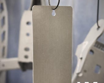 Échantillon de revêtement en poudre - Échantillon de panneau en aluminium (large bande nettoyée)