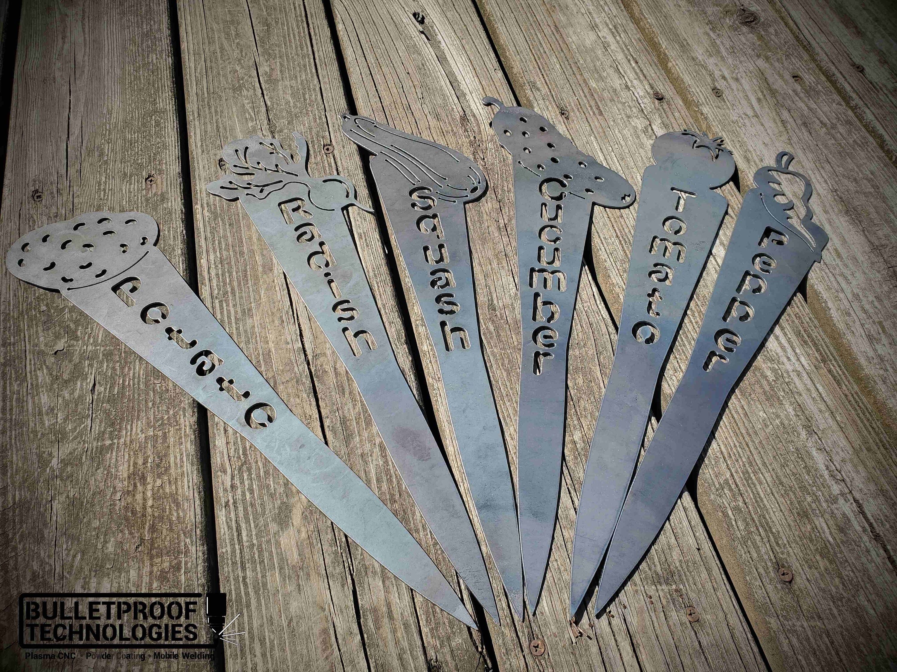 Vegetable Garden Stakes 17x3.5 garden Stakes Vegetable Etsy