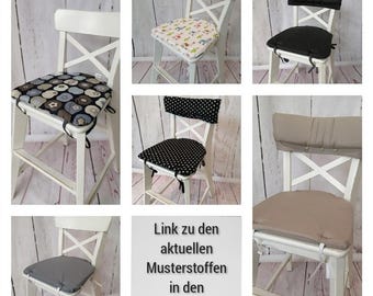 Sitzpolster für Kinderhochstuhl Ingolf richtig gepolstert - frei Stoffwahl