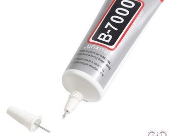 Sieradenlijm B-7000 precisielijm 15 ml tube / extra sterk, flexibel en waterdicht // doe-het-zelf knutselen / sieradenlijm flexibel