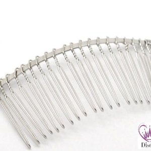 2/ 5x hair comb silver to design