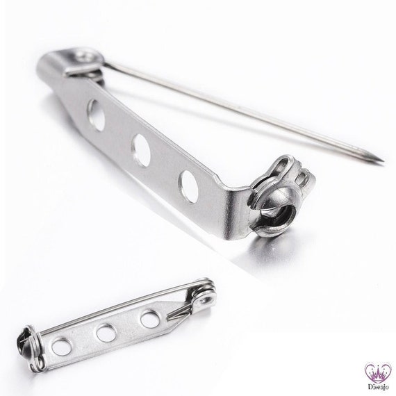 STAINLESS STEEL Brooch Pins 26 Mm Twist Lock / Pins for Designing