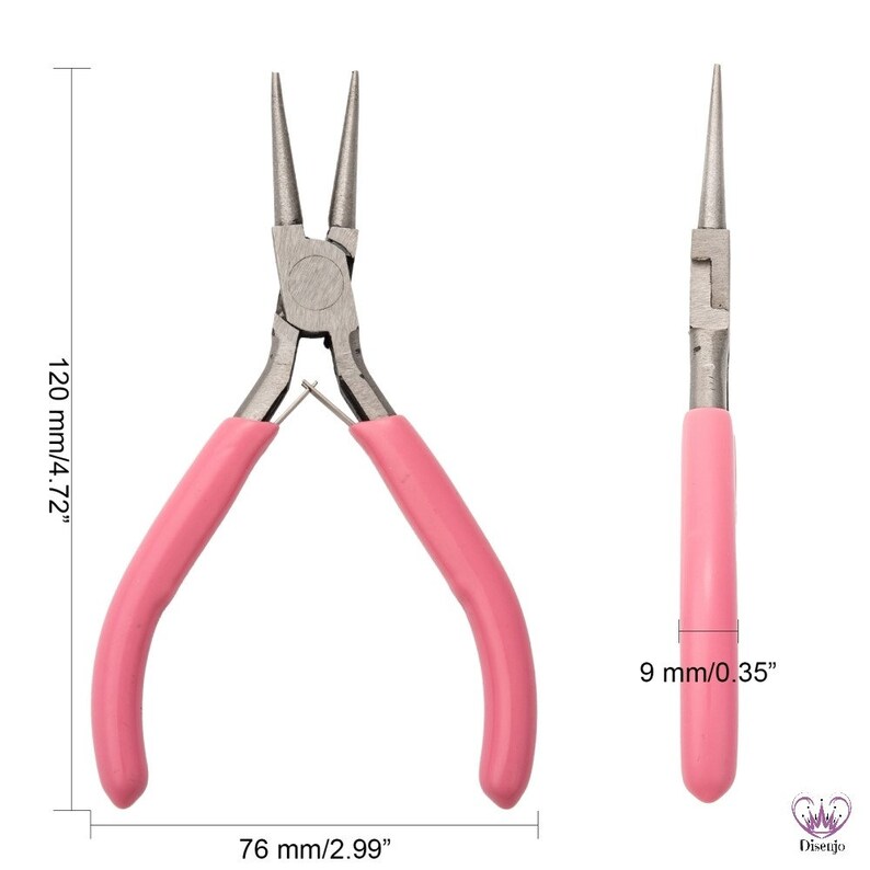 ROUND NOSE PLIERS PINK Edition for Jewelry Making / for Bending Jewelry