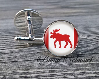 gemelli, Bandiera canadese, gemelli, Canada, Bandiera, Bandiera Mondiale Cufflinks, Gemelli Bandiera, Nuovo Cittadino, Regalo per Lui, Patriottico, Cittadinanza