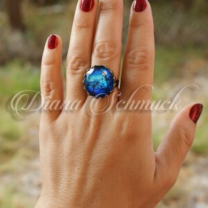 Blue Moon Ring, moon, ring image 2