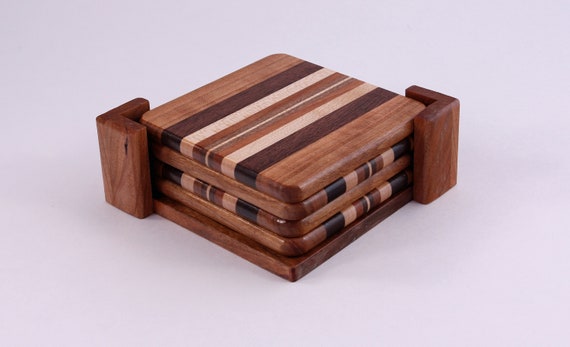 Fibonacci Wood Coasters Wood Coaster Set Wood Coasters With Etsy