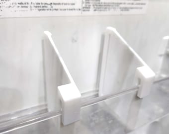 Set of 4 Dometic RV Refrigerator Door Shelf Divider and Airing Card Set, white