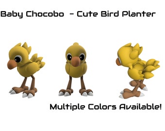 Baby Chocobo - Cute Bird Planter (WORK IN PROGRESS)