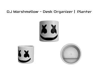 DJ Marshmello - Planter | Desk Organizer