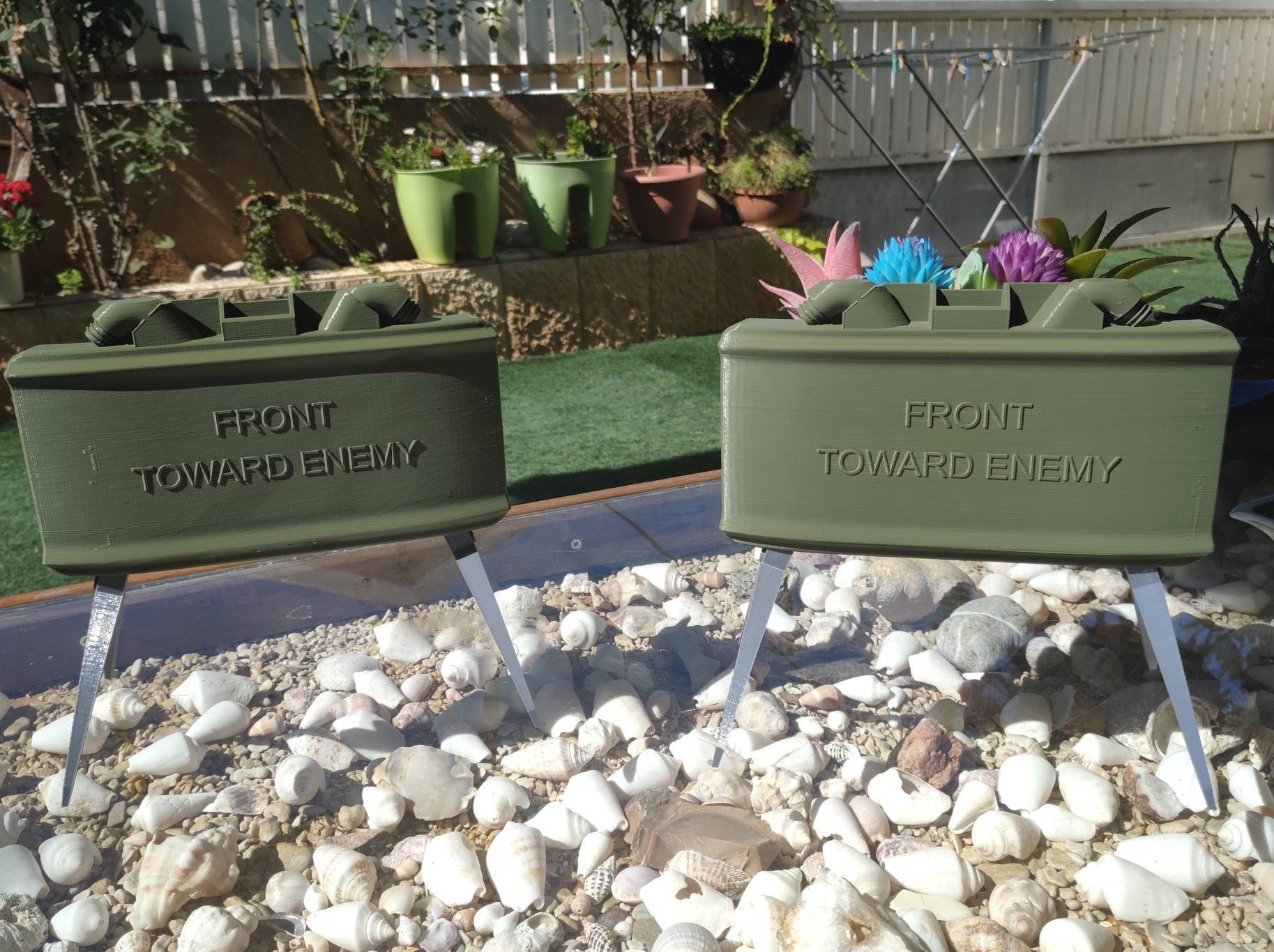 Claymore Mine Funny Gag Office Desk Organizer Planter Etsy