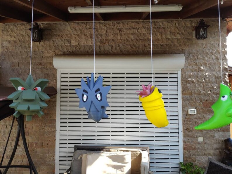 Kakuna Metapod Pupitar Pineco Pokemon Hanged Planters image 5