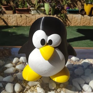 Tux The Penguin Linux Mascot Desk Organizer Planter image 5