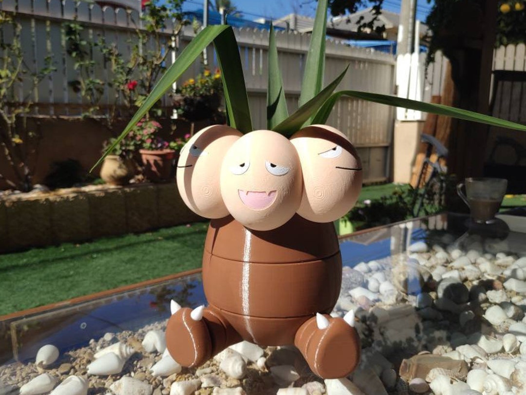 Pokémon Plantas em Vasos Figuras para Crianças, Anime Planta