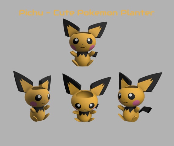 Pichu Cute Pokemon Planter Work In Progress Etsy Pichu Cute Pokemon Planter Work In Progress Etsy
