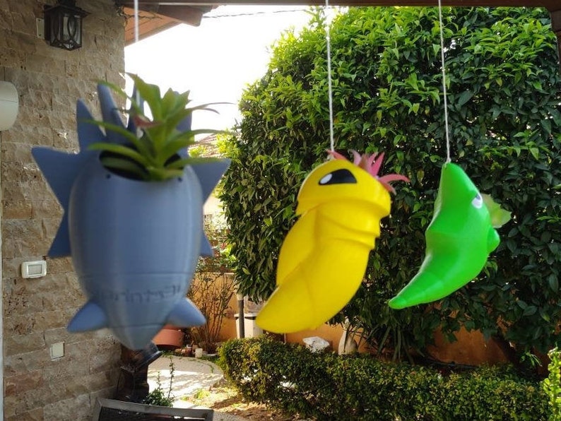 Kakuna Metapod Pupitar Pineco Pokemon Hanged Planters image 3