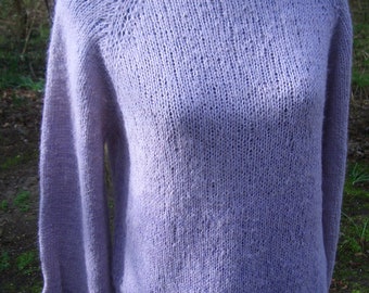 Pullover gradient cotton / Alpaca lilac 38/40