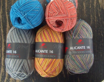 Pro Lana Golden Socks Alicante 16, Sommer Sockenwolle, Cotton Stretch