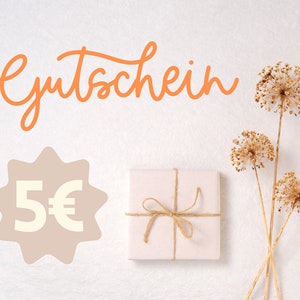 5 euro voucher for the shop