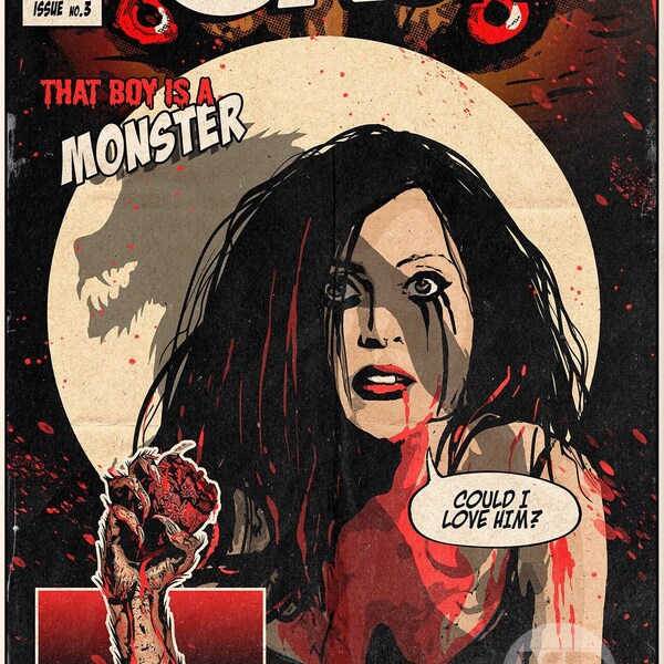 Lady Gaga - Monster Vintage Comic Cover Art Print