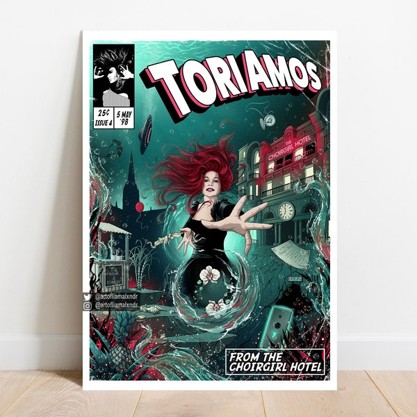 Tori Amos Print - From The Choirgirl Hotel Comic Cover Art