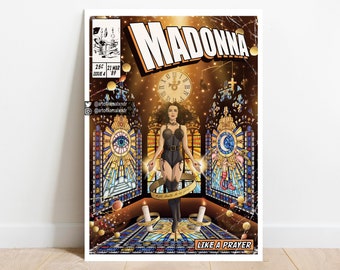 Madonna Print - Like A Prayer Comic Cover Art