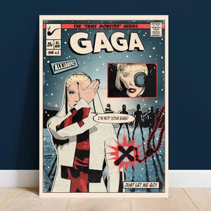 Lady Gaga - Alejandro Stampa artistica della copertina del fumetto d'epoca