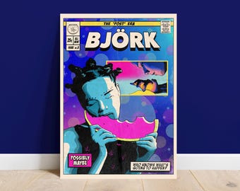 Björk Print - Vespertine Comic Cover Art - Etsy