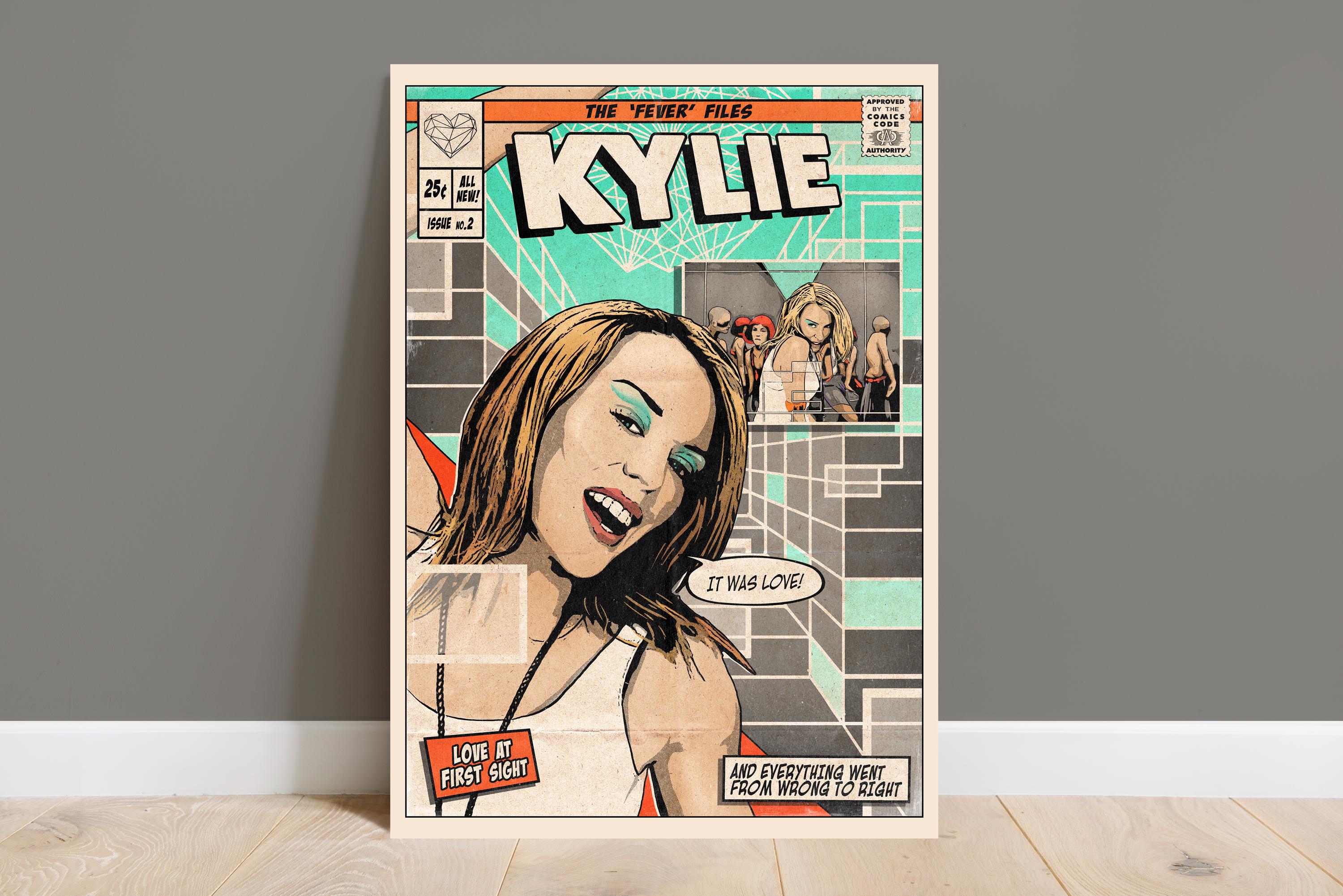 KYLIE MINOGUE 16x20inch Pop Art Poster, Kylie Minogue