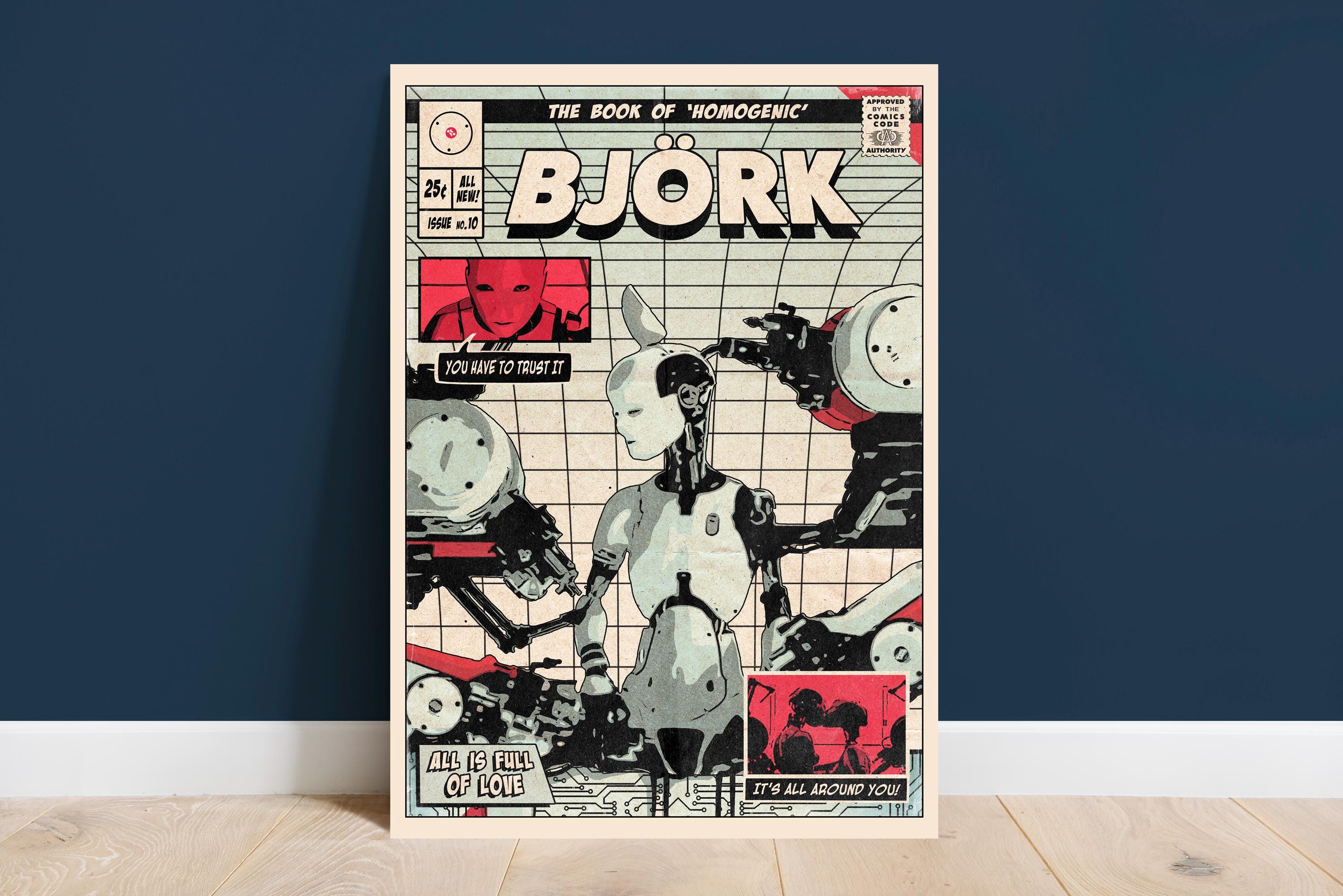 90s ビョーク　ヴィンテージポスター　フレーム込み 楽天市場】1995 Bjork tour Poster 90s 90年代 ビョーク