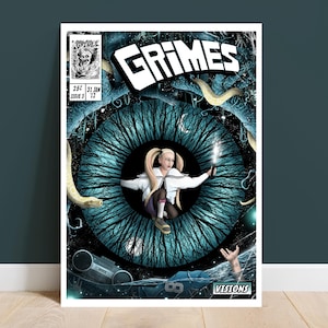 Grimes Print - Visions Comic Cover Art